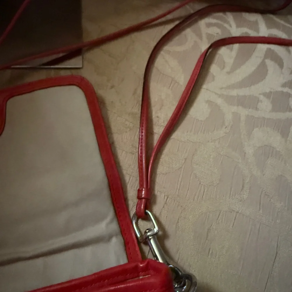 Coach legacy 19914 Leather Crossbody Bag Watermelon Boho Y2K preowned - Picture 13 of 16